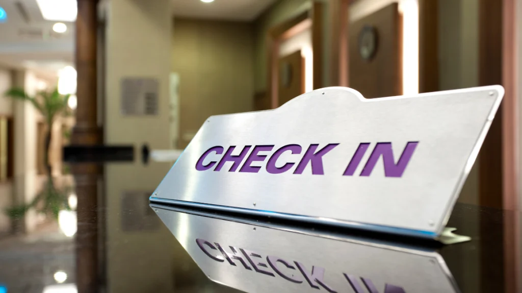 Check in virtual