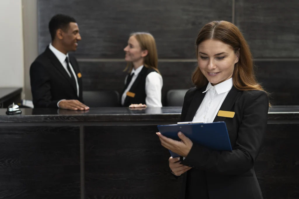 check-in para hotéis