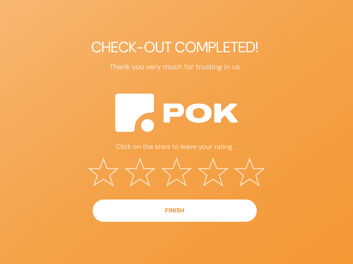 Autonome Kassenanzeige von POK