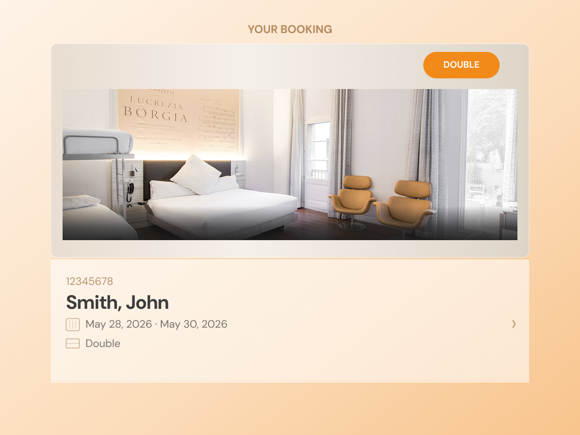 Pre-Check-in Status in Front Desk App